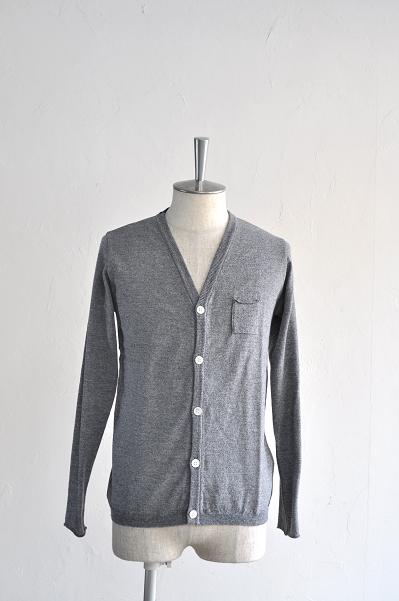 STILL BY HAND/スティルバイハンド コットンウールカーディガン/14G C/W Cardigan