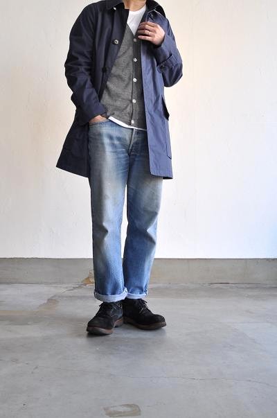 STILL BY HAND/スティルバイハンド コットンウールカーディガン/14G C/W Cardigan