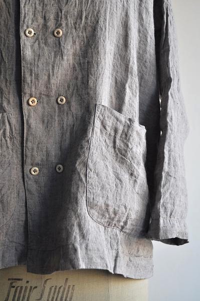 jujudhau/ズーズーダウ DOUBLE BUTTON SHIRTS