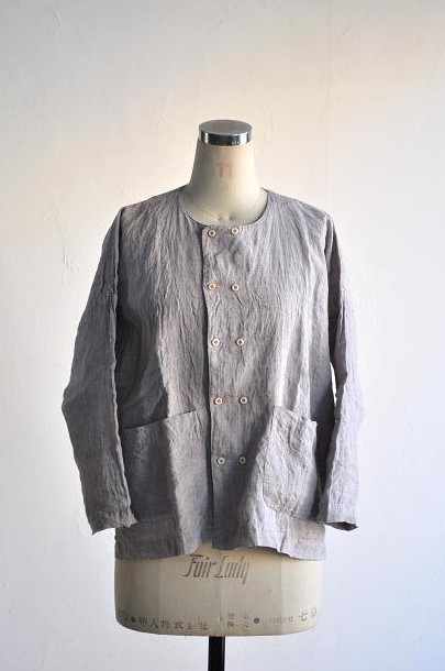 jujudhau/ズーズーダウ DOUBLE BUTTON SHIRTS
