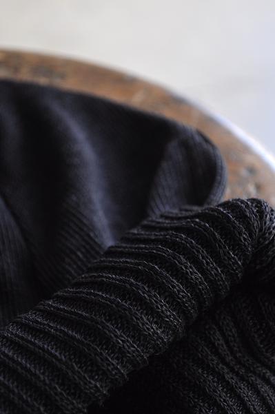 coeur/クール リネンニットキャップ/Linen Knit Cap