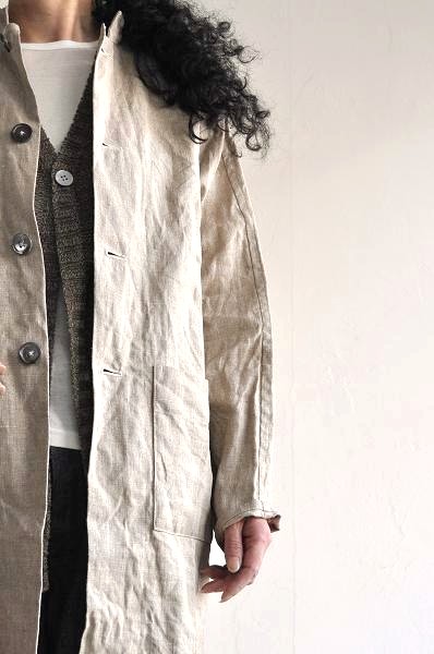 STYLE CRAFT WARDROBE/スタイルクラフトワードローブ COAT #8 LINEN CANVAS