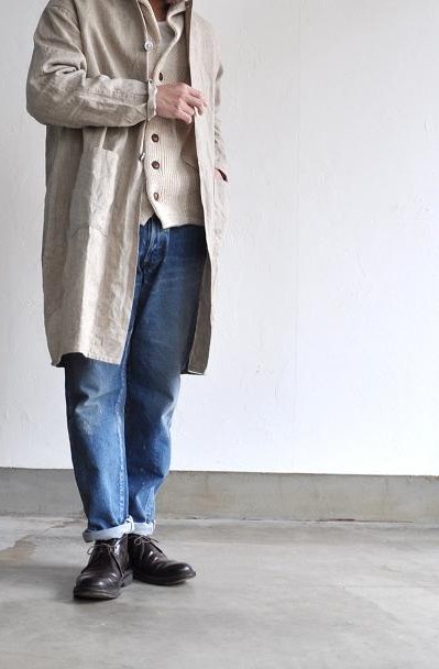 STYLE CRAFT WARDROBE/スタイルクラフトワードローブ COAT #8 LINEN CANVAS