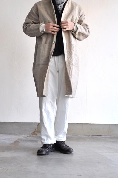 STYLE CRAFT WARDROBE/スタイルクラフトワードローブ COAT #8 LINEN CANVAS