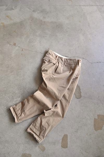 HAVERSACK/ハバーサック　パンツ/Vintage Twill Peg-Top Pants