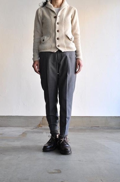 HAVERSACK/ハバーサック カーディガン/Cotton Silk 5G Rib Cardigan