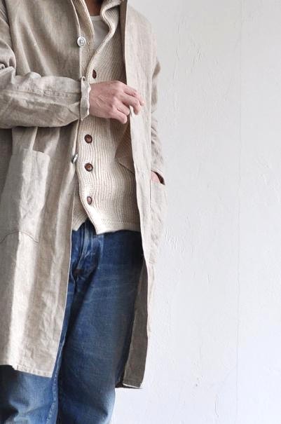 HAVERSACK/ハバーサック カーディガン/Cotton Silk 5G Rib Cardigan