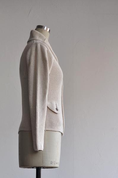 HAVERSACK/ハバーサック カーディガン/Cotton Silk 5G Rib Cardigan