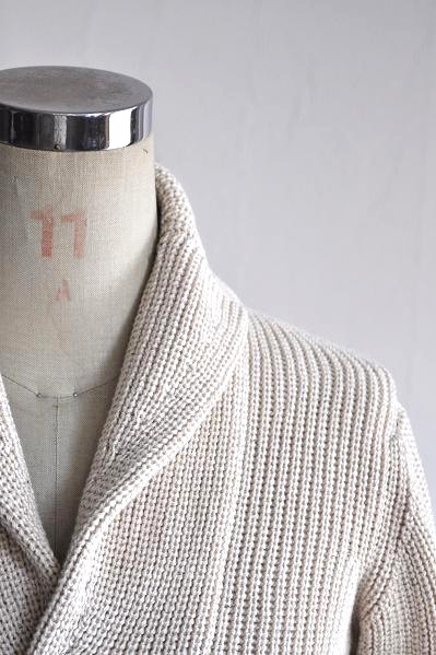 HAVERSACK/ハバーサック カーディガン/Cotton Silk 5G Rib Cardigan