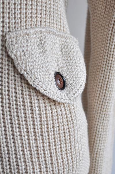 HAVERSACK/ハバーサック カーディガン/Cotton Silk 5G Rib Cardigan