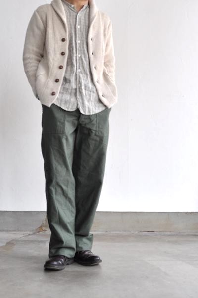 HAVERSACK/ハバーサック カーディガン/Cotton Silk 5G Rib Cardigan
