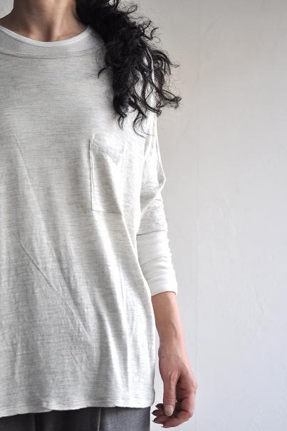 TANG/タング R/リネン天竺 Tシャツ