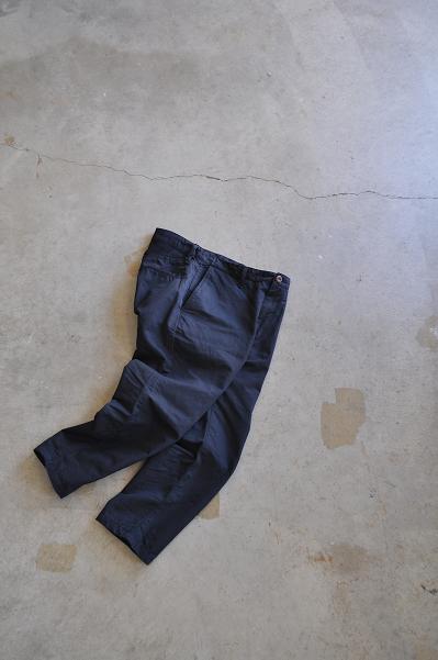 STILL BY HAND/スティルバイハンド コットンリネンカルゼ クロップドサルエルパンツ