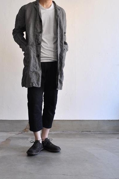 STILL BY HAND/スティルバイハンド コットンリネンカルゼ クロップドサルエルパンツ