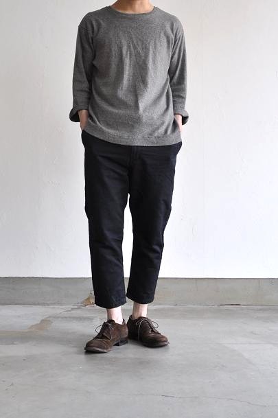 STILL BY HAND/スティルバイハンド コットンリネンカルゼ クロップドサルエルパンツ