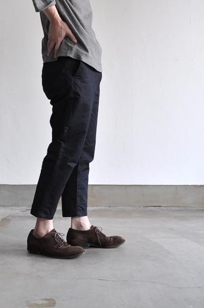 STILL BY HAND/スティルバイハンド コットンリネンカルゼ クロップドサルエルパンツ