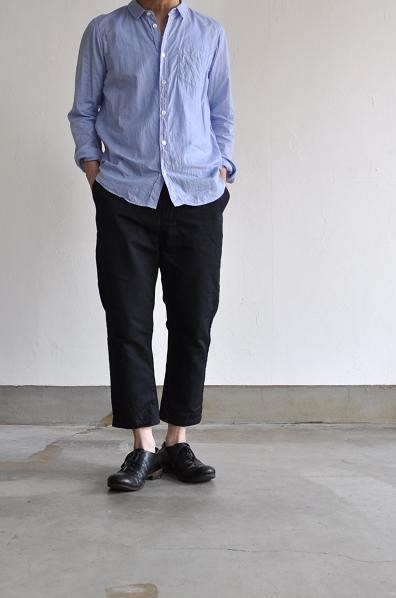 STILL BY HAND/スティルバイハンド コットンリネンカルゼ クロップドサルエルパンツ