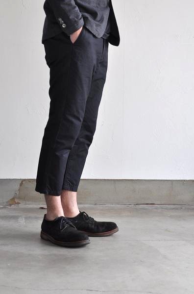 STILL BY HAND/スティルバイハンド コットンリネンカルゼ クロップドサルエルパンツ