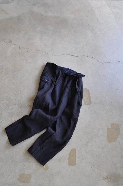 ゴーシュ 60/1リネンヤブレ パンツ