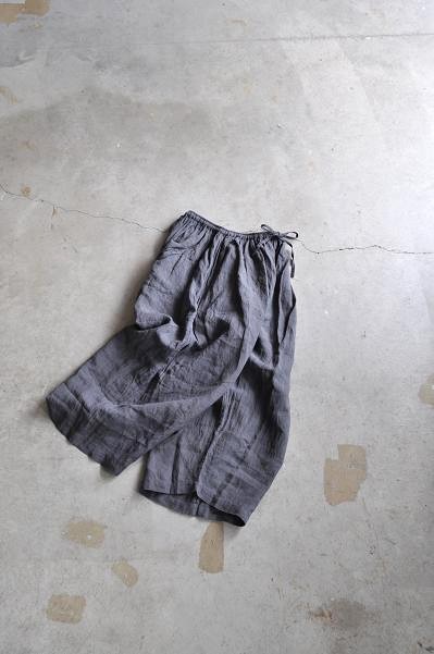 jujudhau/ズーズーダウ ワイドパンツ/WIDE PANTS(LINEN GRAY)