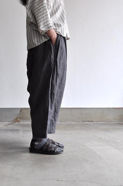 jujudhau/ズーズーダウ ワイドパンツ/WIDE PANTS(LINEN GRAY)