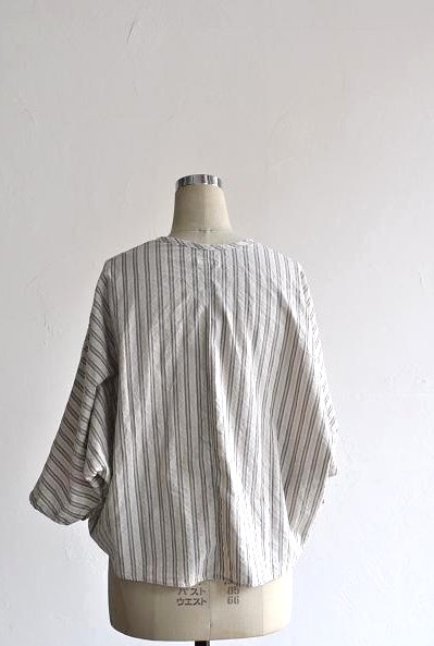 kapital/キャピタル サビルストライプ チロロドルマンシャツ