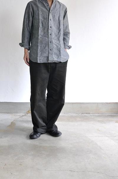 GARMENT REPRODUCTION OF WORKERS/ガーメント リプロダクション オブ ワーカーズ シャツ/GARCONS SHIRT(OPEN) GRAY