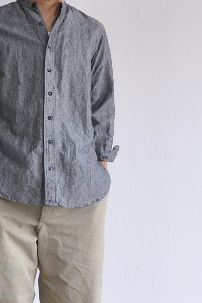 GARMENT REPRODUCTION OF WORKERS/ガーメント リプロダクション オブ ワーカーズ シャツ/GARCONS SHIRT(OPEN) GRAY