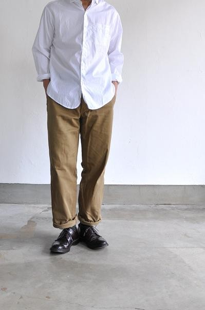 STYLE CRAFT WARDROBE/スタイルクラフトワードローブ シャツ/SHIRTS #3(Cotton White)