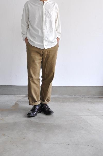 jujudhau/ズーズーダウ シャツ/F.B.HENRY(RAW SILK NATURAL)