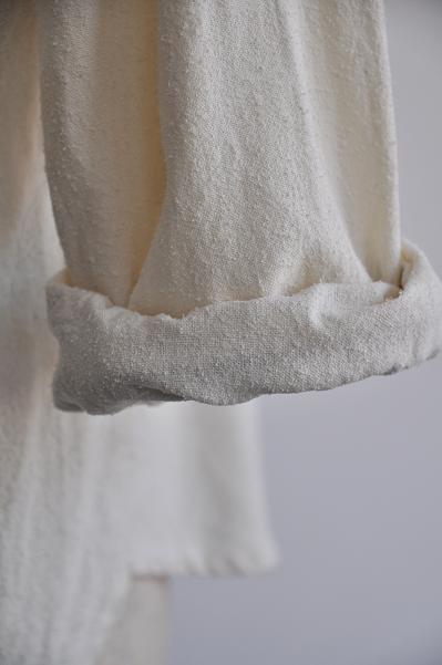 jujudhau/ズーズーダウ シャツ/F.B.HENRY(RAW SILK NATURAL)