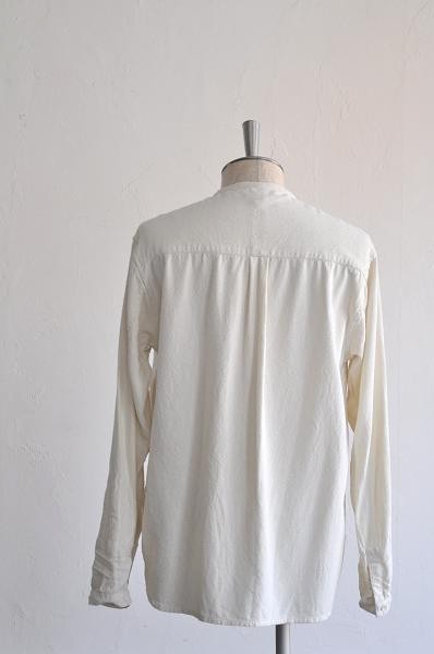 jujudhau/ズーズーダウ シャツ/F.B.HENRY(RAW SILK NATURAL)