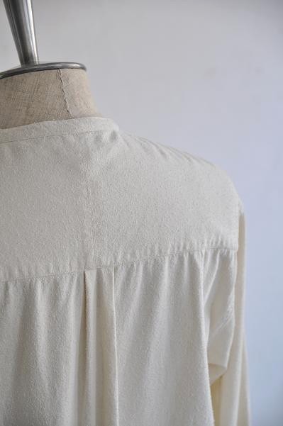 jujudhau/ズーズーダウ シャツ/F.B.HENRY(RAW SILK NATURAL)