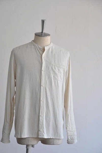jujudhau/ズーズーダウ シャツ/F.B.HENRY(RAW SILK NATURAL)