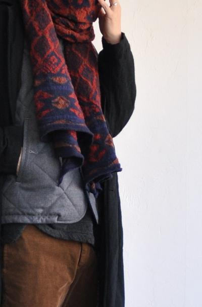jujudhau/ズーズーダウ WORK COAT W/C BLACK