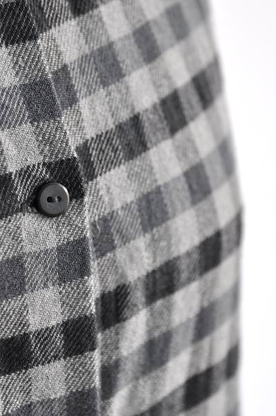 jujudhau/ズーズーダウ BOTH SIDE TUNIC(W/C GRAY CHECK)