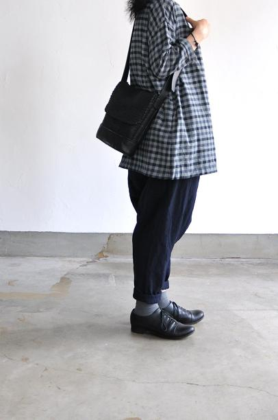 jujudhau/ズーズーダウ BOTH SIDE TUNIC(W/C GRAY CHECK)